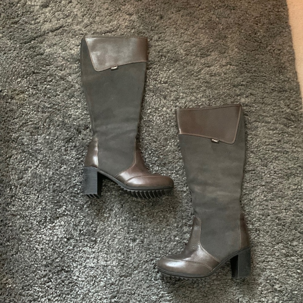 Pajar sherling lined suede high boots
